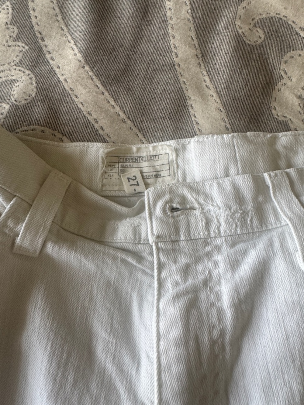 Current/Elliott White Women's Jeans